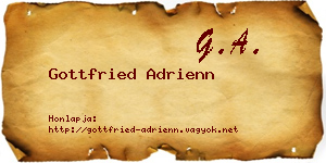 Gottfried Adrienn névjegykártya